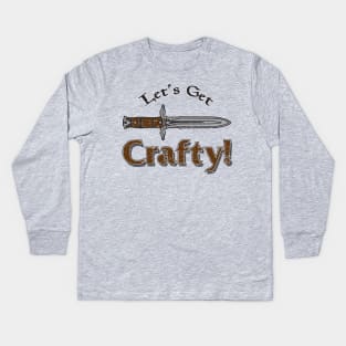 Let's Get Crafty Kids Long Sleeve T-Shirt